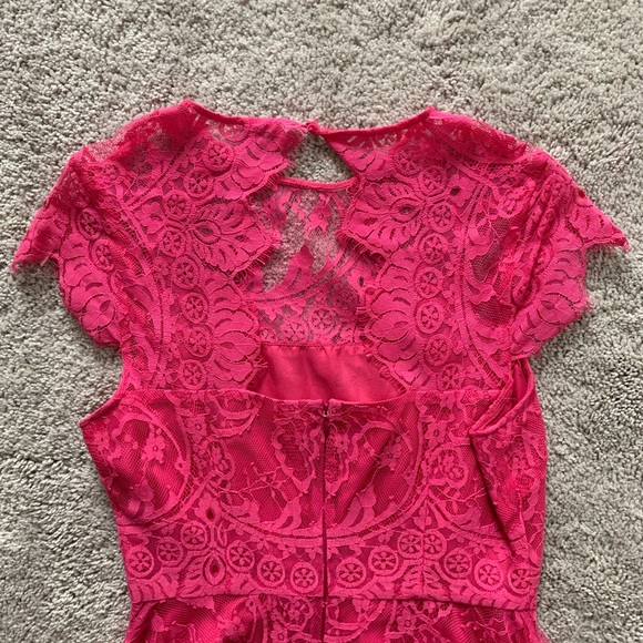 BB Dakota "Rhianna" Illusion Yoke Lace Fit & Flare - Picture 4 of 8